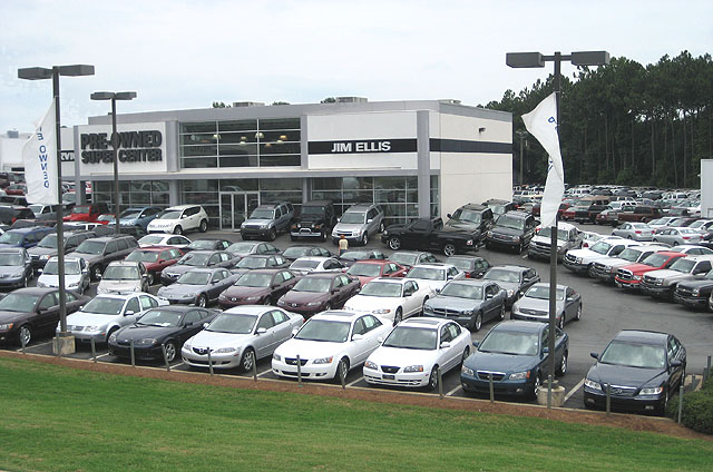 new car showroom