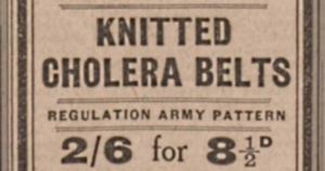 Cholera Belt Advertisement