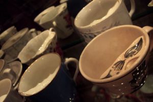 Mustache Cups