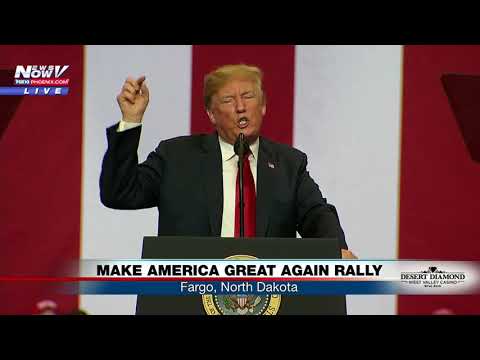 &#039;YOU&#039;RE FIRED&#039;: President Trump throws out catchphrase during rally (FNN)