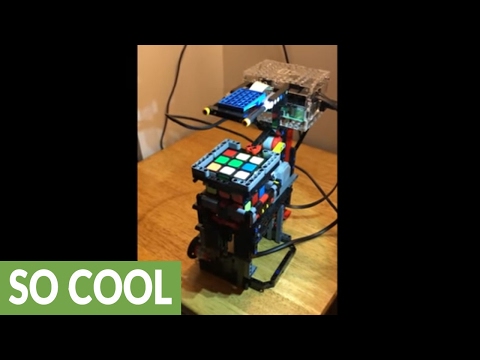Lego-built machine solves Rubik&#039;s Cube