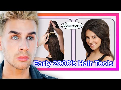 Hairdresser Reacts To Early 2000’s Hair Tools (bumpits, hairigami, topsy tail &amp; more)