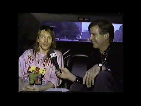 MTV News Axl Rose Arrested for St Louis Concert Aired July 1992