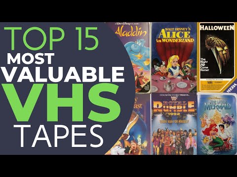 🎥 Are Your Disney VHS Tapes Worth 🤑 $20,000? (Top 15 Highest Selling VHS Tapes)