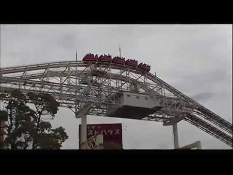 Daidarasaurus Roller Coaster POV, Expoland, Osaka, Japan