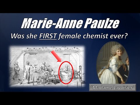 The First Female Chemist in History? Marie-Anne Paulze (Lavoisier)