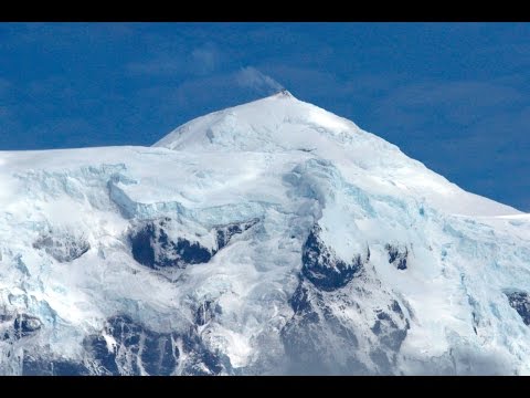 Rare video of Heard Island volcano Big Ben erupting