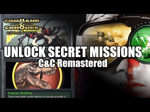 C&amp;C Remastered Unlock Secret Dinosaur &amp; Ant Missions (Command &amp; Conquer Remastered)