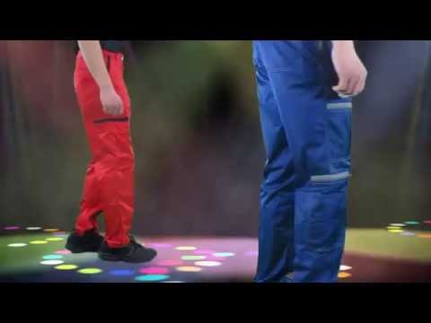 Hammer Time Shiny Nylon Red or Blue Parachute Pants