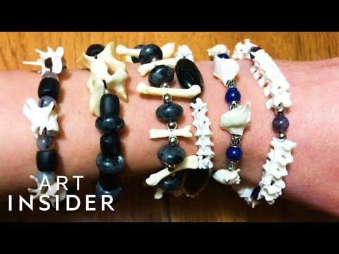 Artist Makes Jewelry Out Of Animal Bones
