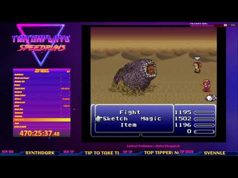 TPS Glitches &amp; Skips - Final Fantasy VI ( Relm Sketch Bug)