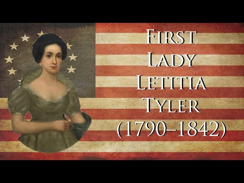 First Lady Letitia Tyler of the United States of America