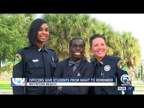 Boynton Beach police officers give special needs students a prom to remember