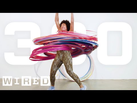 Why It&#039;s Almost Impossible to Spin 300 Hula Hoops At Once | WIRED