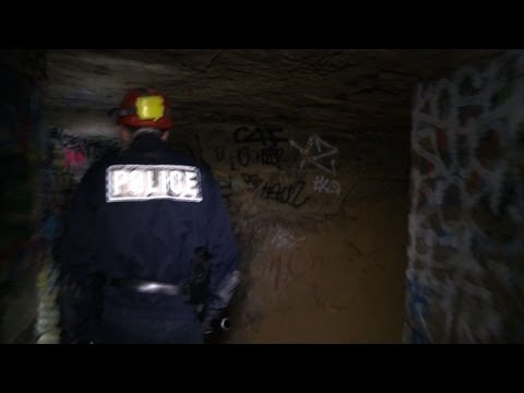 French police&#039;s notes from underground