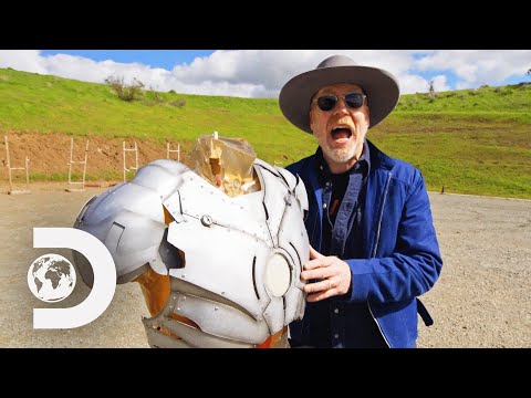 Would The Iron Man Suit Be Bulletproof In Real Life? Adam Savage Finds Out | Savage Builds