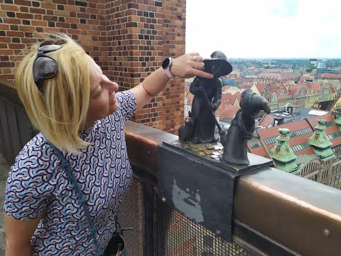 The Penitent Bridge and Towers, Wroclaw, Poland with the Tower Hunters