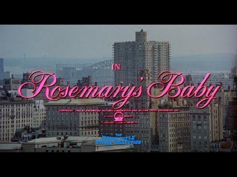 Rosemary&#039;s Baby (1968) title sequence