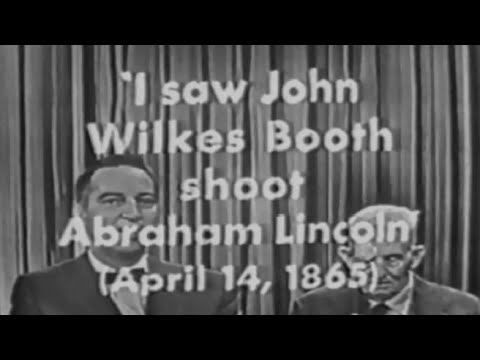Last Witness to President Abraham Lincoln Assassination I&#039;ve Got A Secret