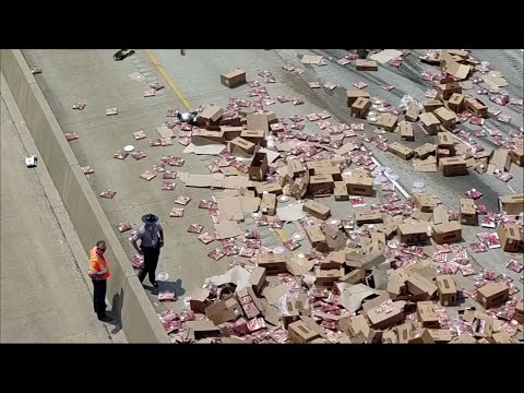 Massive Pizza Spill Shuts Freeway in Arkansas