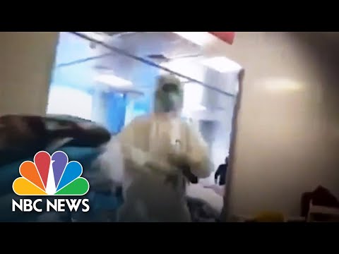 See Inside COVID-19 Hospital, Filmed By Wuhan Resident, Later Confronted By Police | NBC News