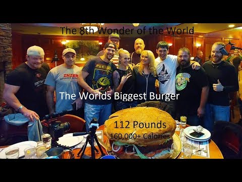 The Worlds Biggest Burger | 160,000+ Calories | Clinton Station Diner
