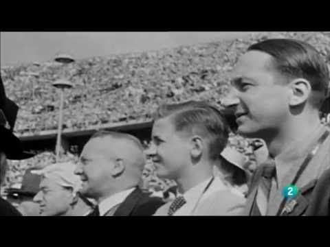 Jesse Owens at the Berlin Olympics in 1936