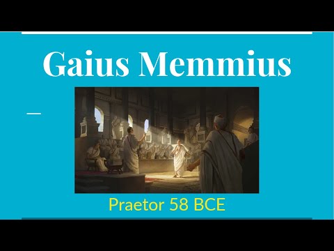 Gaius Memmius, Praetor 58 BCE