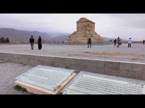 Tomb of Cyrus Pasargadal Iran in 4K