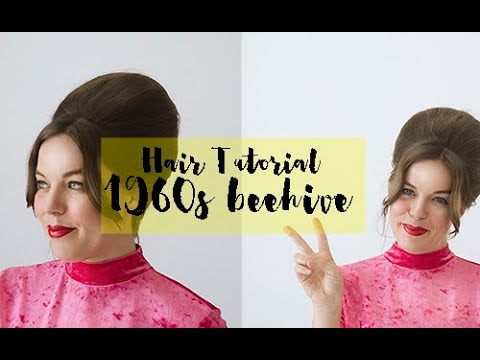 Easy 1960s Inspired Beehive Bouffant Hair Tutorial