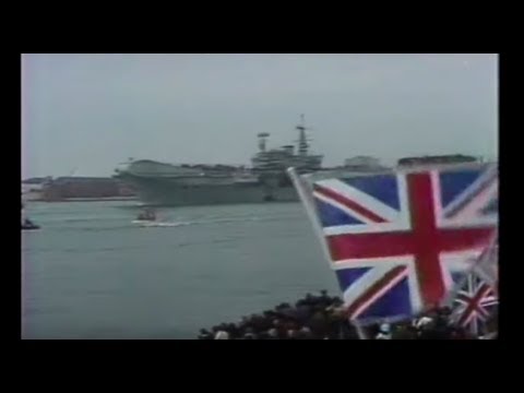 British Armada Set Sail for War in the Falklands - CBS Evening News - April 5, 1982