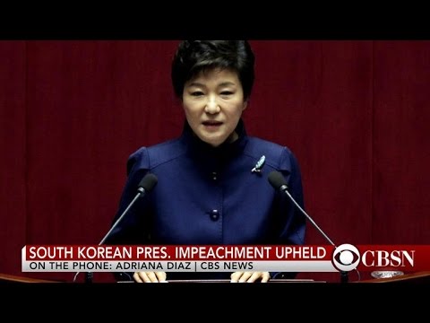 South Korean President Park Geun-hye removed from office