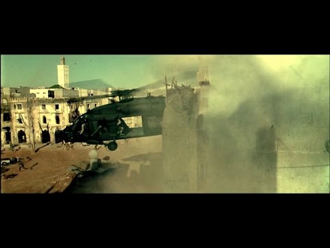 Black Hawk Down (2001) Super Six One |Black Hawk| crashing scene (1080p) HD