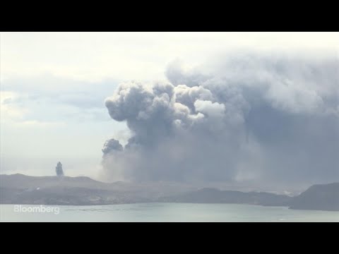 Taal Volcano In Philippines Erupting