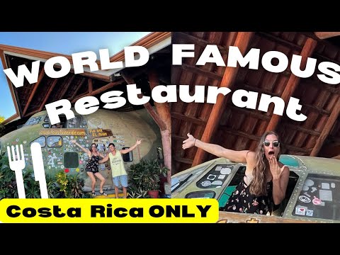 AIRPLANE RESTAURANT in Costa Rica / Must try restaurant in 2023