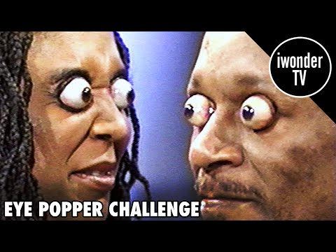 Eye Popper Challenge - World Record For Eyes Popping Out The Furthest
