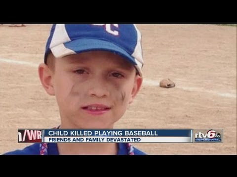 Eastern Indiana boy dies after hit by baseball