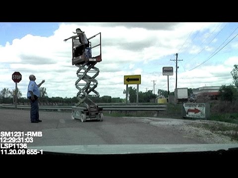 Steve&#039;s Drunk and High DUI at Work (Arrested on Scissor Lift)