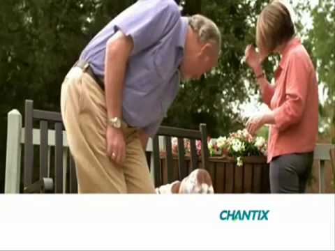 Chantix....This is an actual commercial