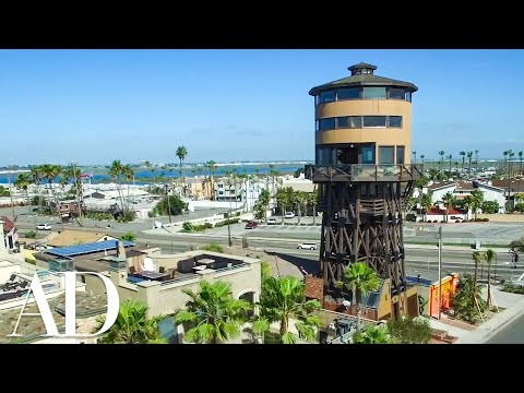 Living in a Water Tower Converted into 3 Story Luxury Home | Unique Spaces | Architectural Digest