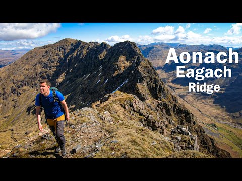 The Narrowest Ridge on Mainland Britain - The Aonach Eagach Ridge