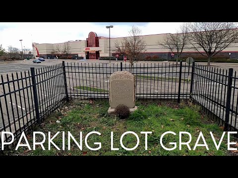Grave in a Movie Theater Parking Lot - The Mary Ellis Grave