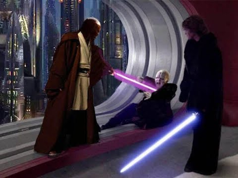 Mace Windu vs Palpatine | Star Wars Revenge of the Sith