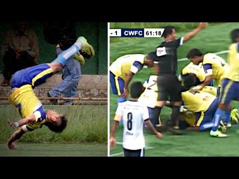 Why did football player Peter Biaksangzuala die celebrating a goal ?
