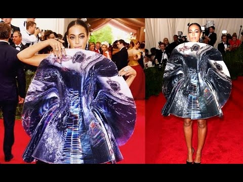 Solange Knowles Unique Giles Dress at the Met Gala 2015