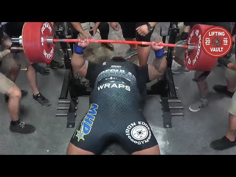 Julius Maddox 800 lbs Bench Attempt