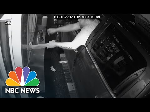 Suspect arrested after video shows man attempting to grab barista from drive-thru window