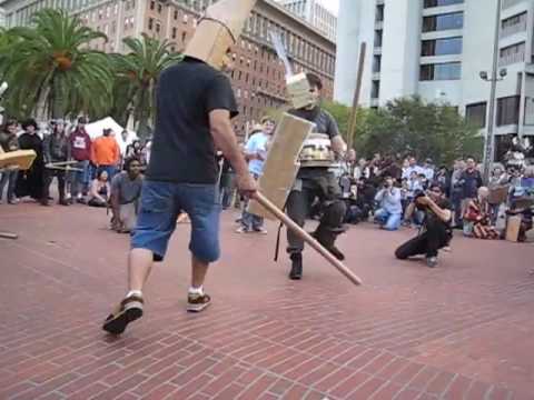 Cardboard Tube Fighting League San Francisco Montage