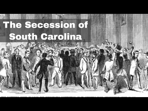 20th December 1860: South Carolina secedes from the United States of America