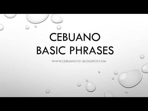 50 Conversational Cebuano Basic Phrases that you should Master (Bisaya-English)